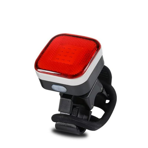 Juxing-shop Halogen Rear Safety Light with Charging Cord, Black 1-Pack