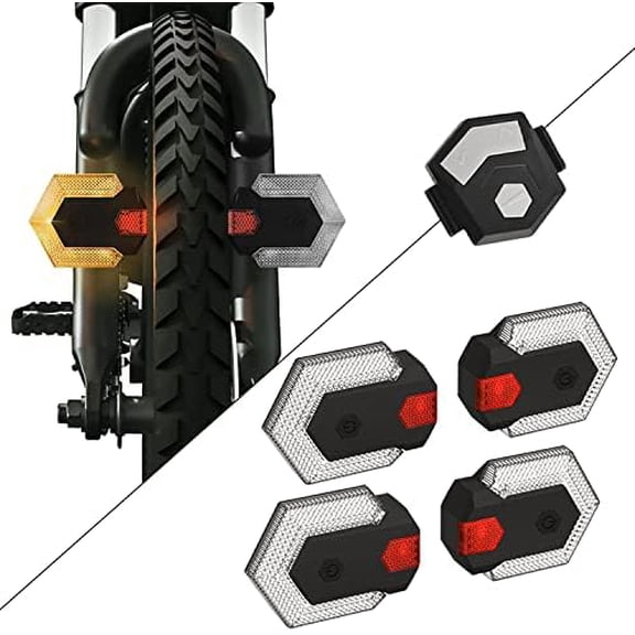 Bike Tail Light with Turn Signal, Bicycle Turn Signals Front and Rear, Split Bike Tail Light 5 Modes, USB Rechargeable Waterproof E-Bike Turn Signal for Road Cycling Safety$$Sport & Recreation Other