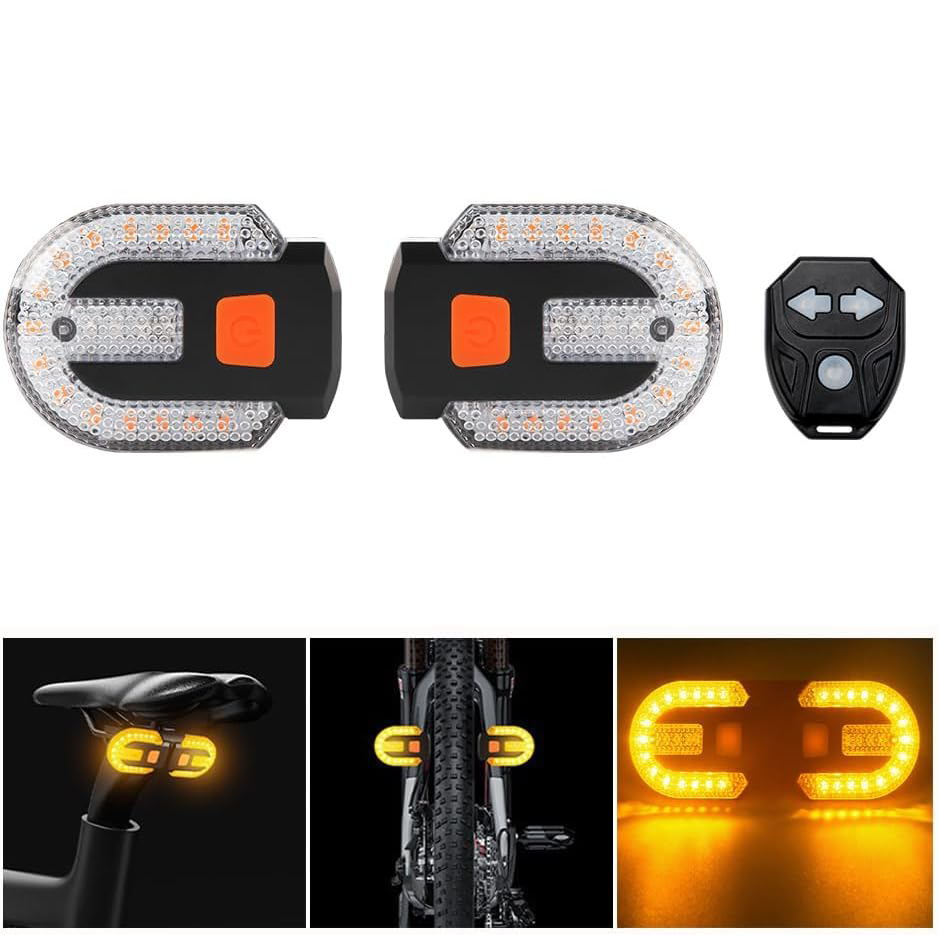 Bike Tail Light, Turn Signals for Bicycles, Split Bicycle Rear Lights