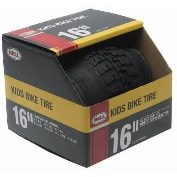 Bell Bike Tire Puncture Resistant for BMX Bikes - 16 Inch Black