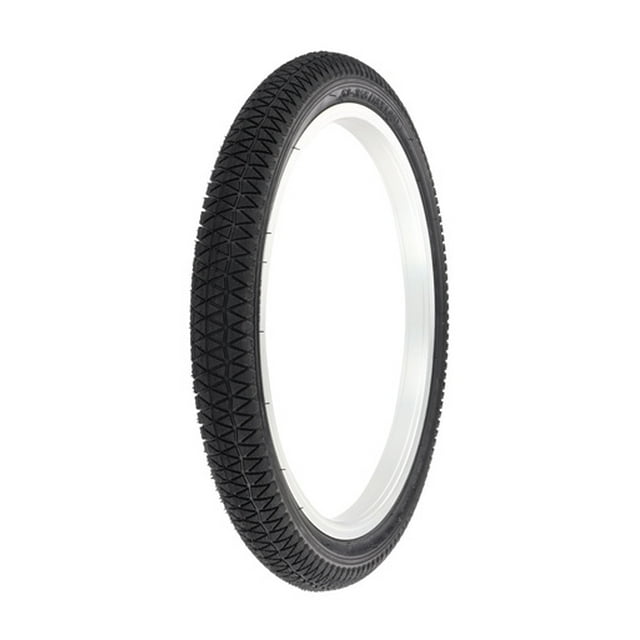 "P1171 18"" x 1.95"" Black Bike Tire with Black Sidewall"