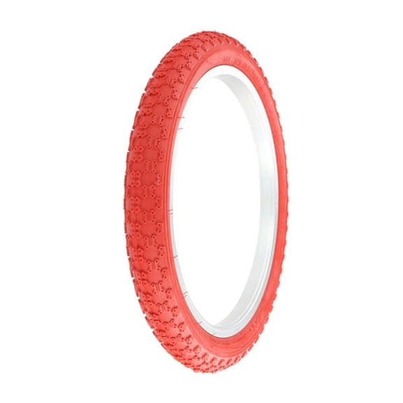 PRO+ High Performance Bicycle Bmx Tire 18" X 2.125 All Red Comp III Tread.