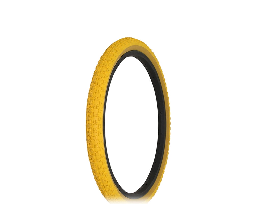 Bike Tire 20 x 1.75 Yellow/Gum Side Wall HF-143G. - Walmart.com
