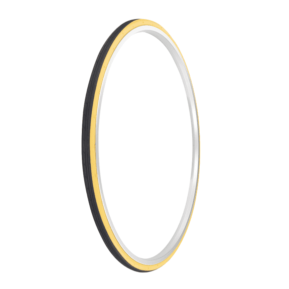 PRO+ Bike Bicycle Tire 700 X 25 P-1035 Black/Yellow Sidewall Tire