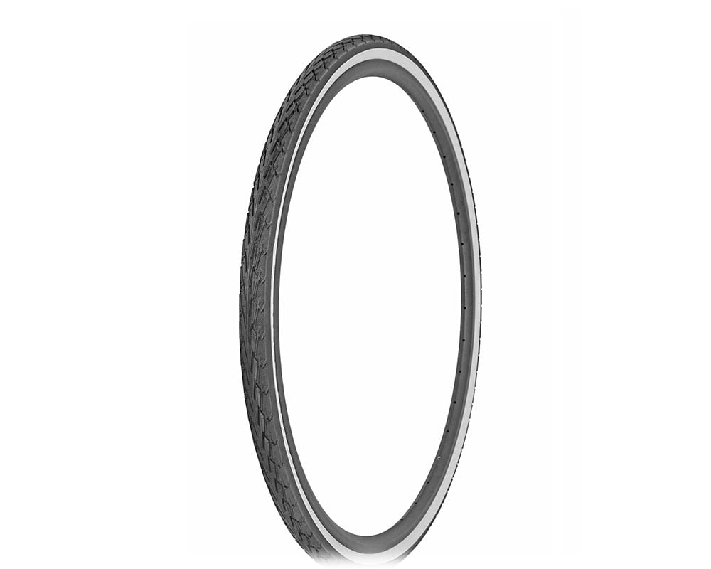 Bike Tire 700 x 35c Black/White Side Wall DB-7044.
