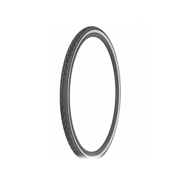 Bike Tire 700 x 35c Black/White Side Wall DB-7044.