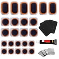 thumbnail image 1 of Bike Tire Kits Inner Tube Puncture Patch Kits 24 PCS Vulcanizing Metal Rasp For Inflatable Dinghies ATVs BMX And Motorcycles, 1 of 8