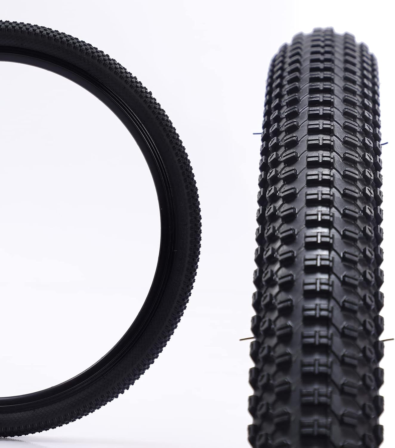 2 Copertoni Pieghevoli 27.5x1.95 Per Mountain Bike Con Protezione Anti Foratura 3mm, Kit Con Camere D'aria