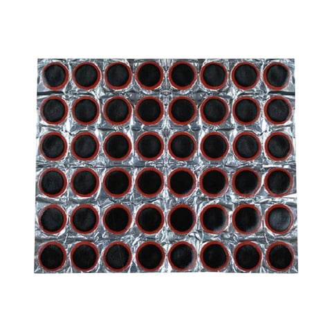Bike Tire Patch Kit, Self-Adhesive Round 1.0 inch No-Cut Repair Patches 48 Count, For Mountain Bikes Road Bikes BMX Dirt Bikes Off-Road Cycling Inner Tube Puncture Emergency Fix