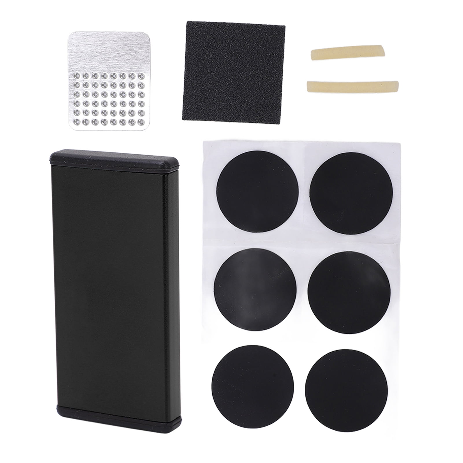 Bike Tire Patch Repair Kit Glue Free Repair Kit Box for Road Mountain