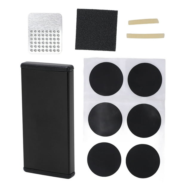 Bike Tire Patch Repair Kit Glue Free Repair Kit Box for Road Mountain