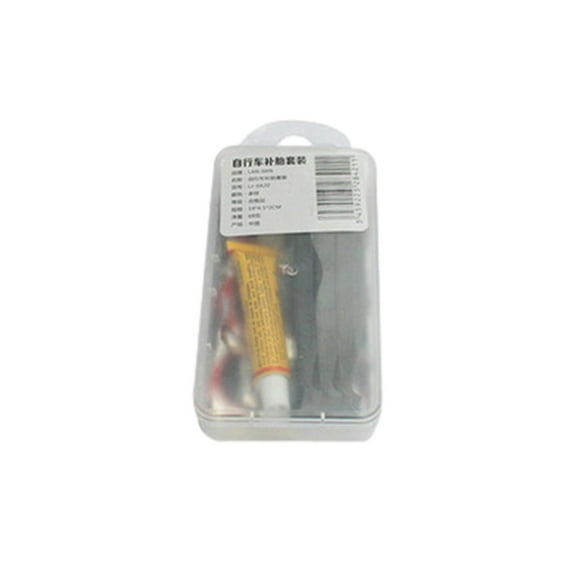 Bike Tire Repair Kit, 17 Pcs Portable Bicycle Puncture Repair Kit, Cycling Flat Repair Kit with Tire Levers and Patches, Fast Road Bicycle MTB Repairing Tools