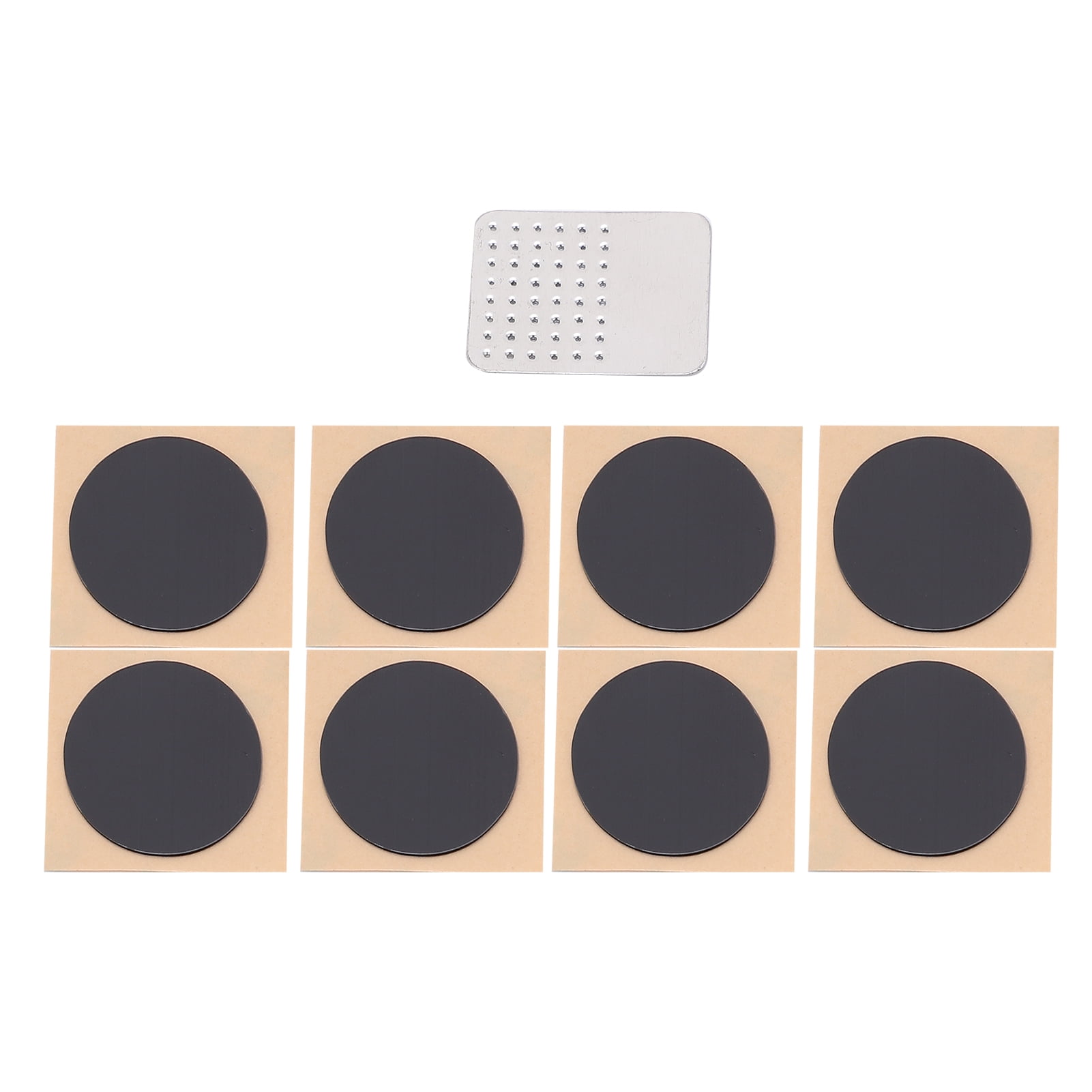 Bike Tire Repair Patch Kit Glueless Bike Tube Patches Rasps Set for