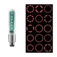 thumbnail image 1 of Bike Tire Valve Stem Light - LED Waterproof Bicycle Wheel Lights Neon Flashing Lamp Glow in the Dark Cool Safe Accessories, 1 of 7