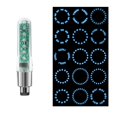thumbnail image 1 of Bike Tire Valve Stem Light - LED Waterproof Bicycle Wheel Lights Neon Flashing Lamp Glow in the Dark Cool Safe Accessories, 1 of 6