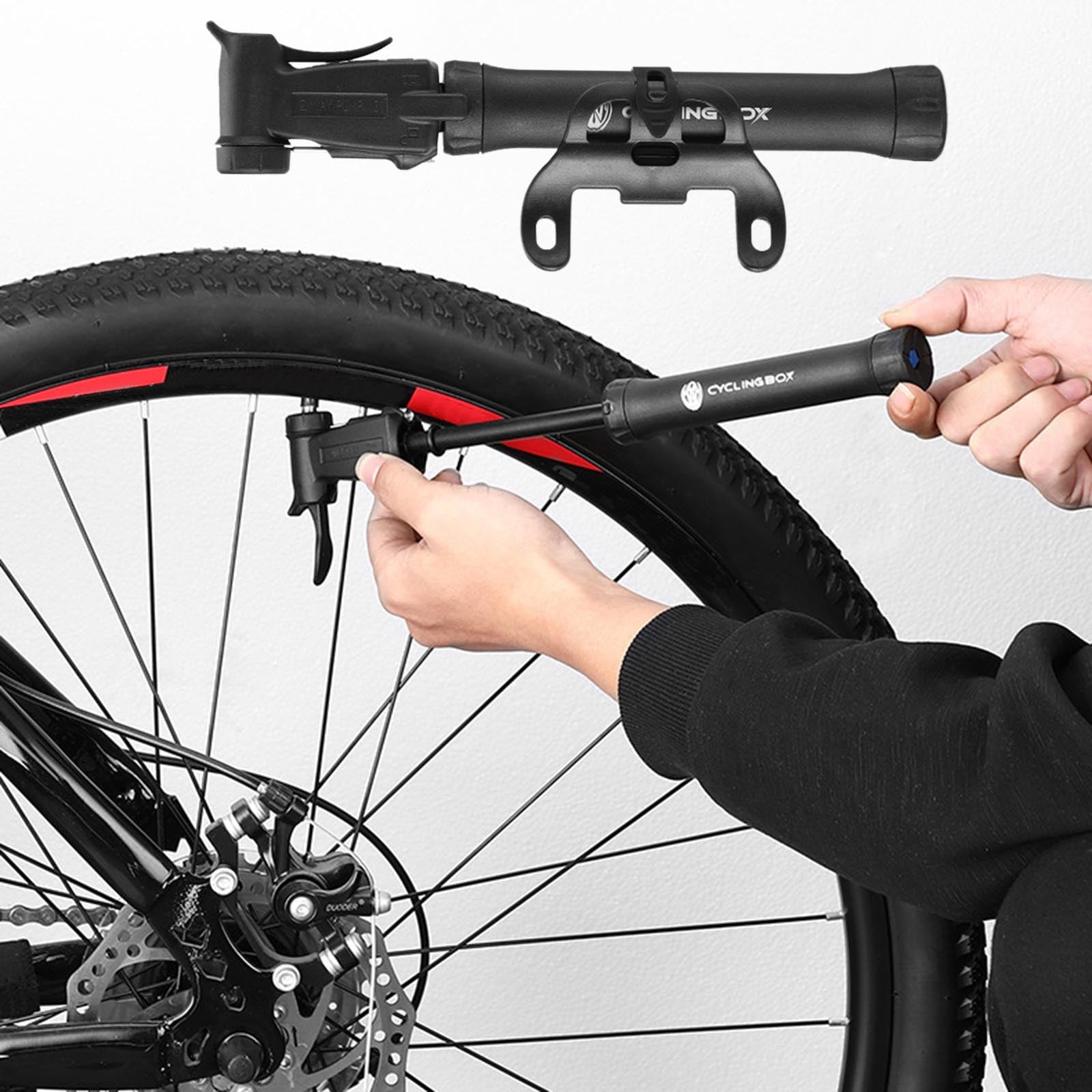 Bike Tool Portable Mini Basketball Inflator Hand Push Inflator Tool