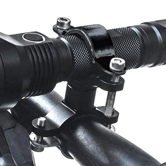 Bike Torch Clamp Flashlight Bracket 360 Degrees Rotating Bike Light Mount Clip