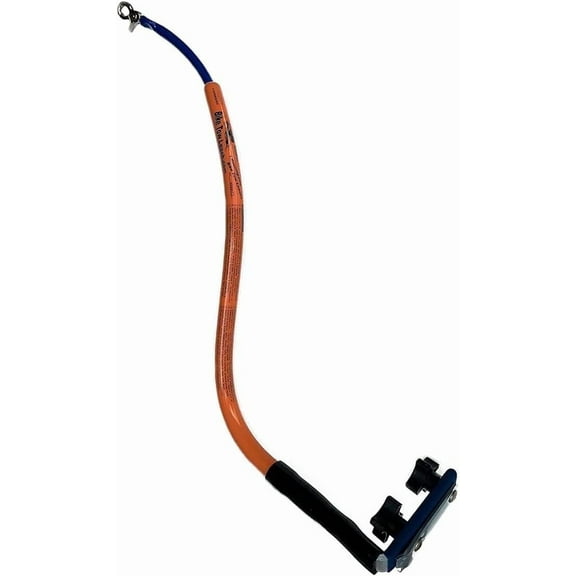 Bike Tow Leash Left-Hand Dog Bike Attachment Safe Cycling APA 5-Star (Orange)