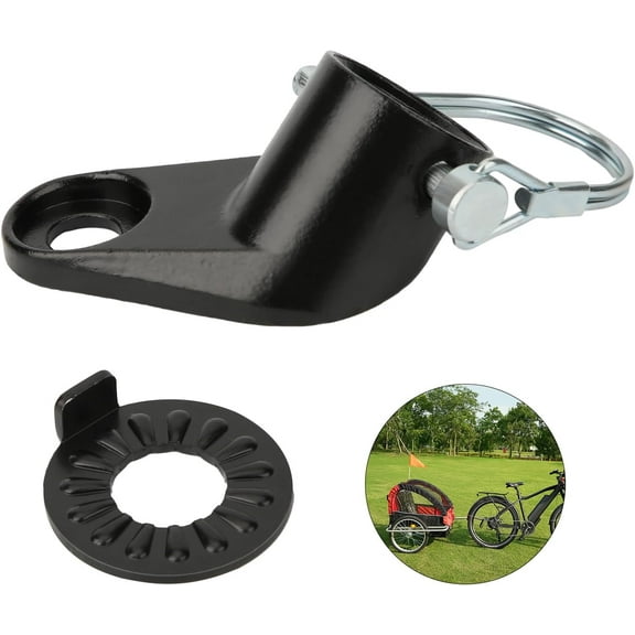 Bike Trailer Hitch Connector, Upgraded Bike Trailer Hitch Coupler Attachments Universal Bike Trailer Hitch Coupler for Instep & Schwinn Bike Trailers