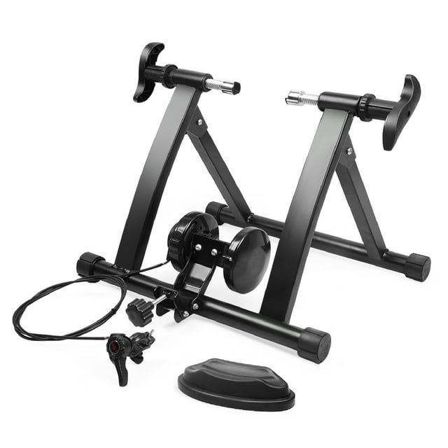magnetic indoor bicycle bike trainer exercise stand 5 levels of resistance bt9