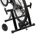 thumbnail image 1 of Bike Trainer,Magnetic Bicycle Stationary Stand for Indoor Exercise Riding,Portable Fixed Reluctance Bicycle Riding Platform,Including Front Wheel Pad and Quick Release Lever, Black, 1 of 6