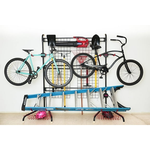 Bike-Tree Heavy-Duty Ultra Max Garage Bike Rack Wall Organizer, Free-Standing Indoor or Outdoor Garage Bike Rack, Holds up to 300lbs overall