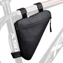 Bike Triangle Frame Bag - Bicycle Cycling Storage Triangle Top Tube Front Pouch Saddle Bag for Road and Mountain Bikes