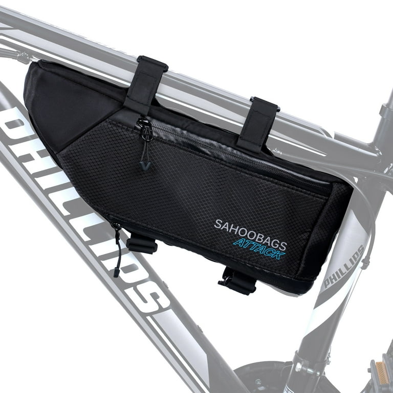 Outdoor Bike Frame Pouch Bicycle Stowage Pack Phone Holder Cycling Accessory Bag Outdoor Bike Frame Pouch Bicycle Stowage Pack Phone Holder Cycling Accessory Bag