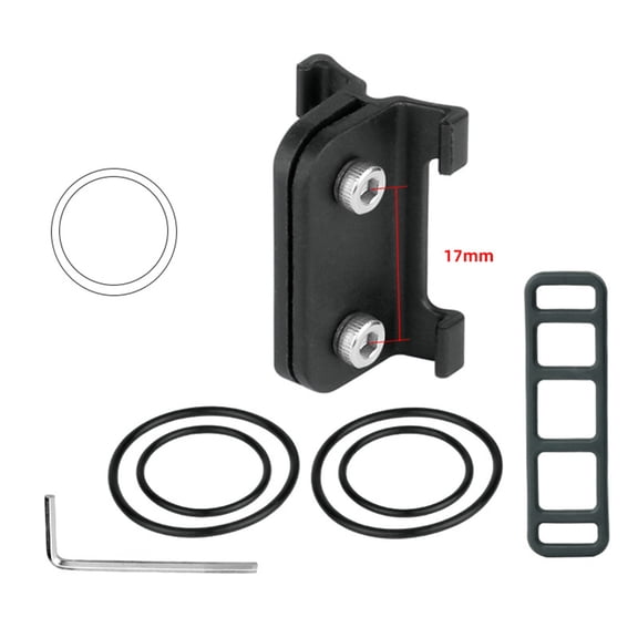 Bike Triathlon Race Number Plate Mount Bicycle Seatpost Holder with Rubber Band