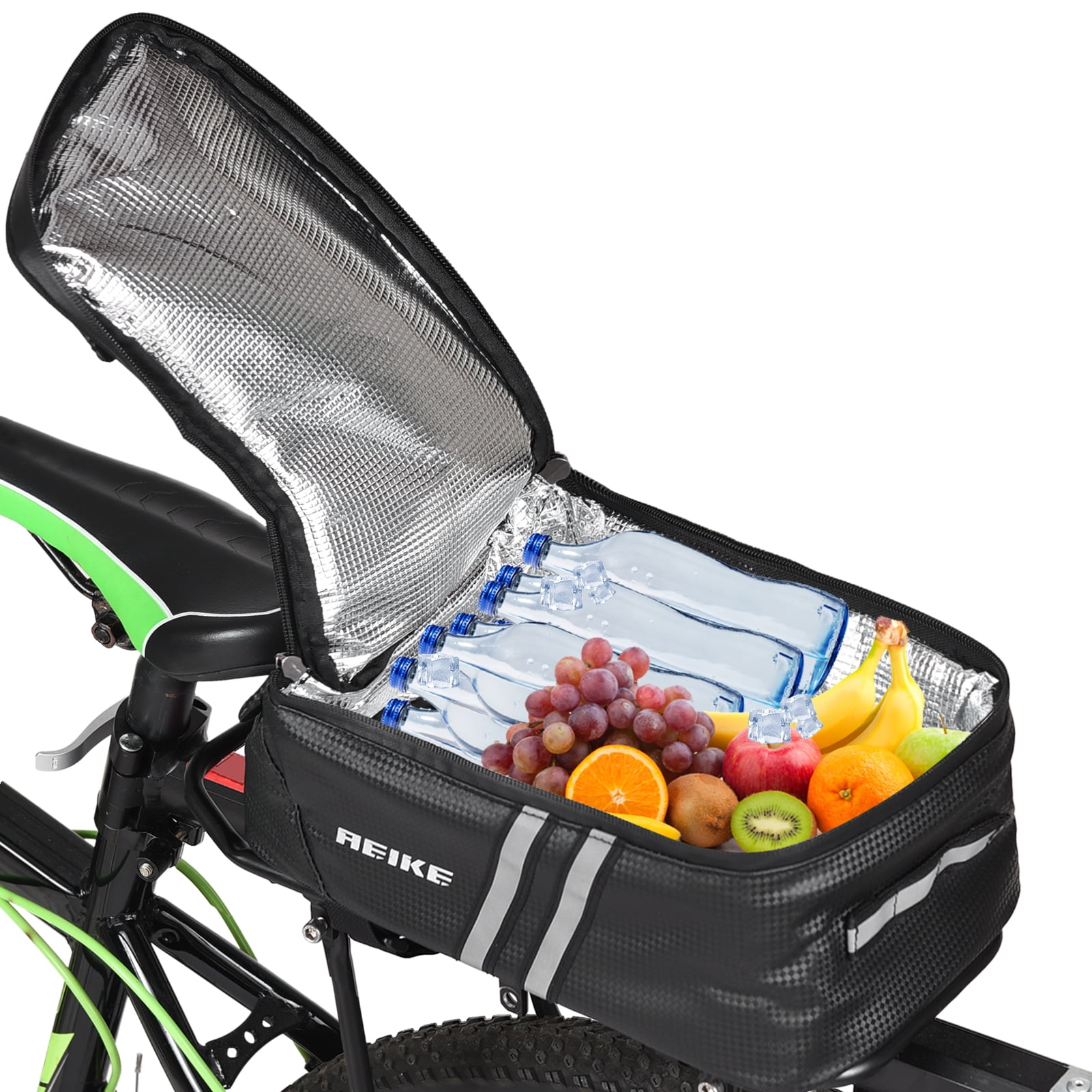 Bike Trunk Cooler Bag Waterresistant Rear Rack Bag Cycling Luggage