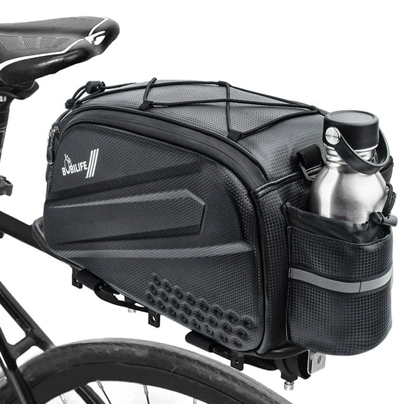 BOBILIFE Rear Rack Trunk Bag, Waterproof Bicycle Cargo Bag