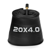 20x4inch Inner Tube for Fat Tire Bikes with Schrader Valve, 1 Pack