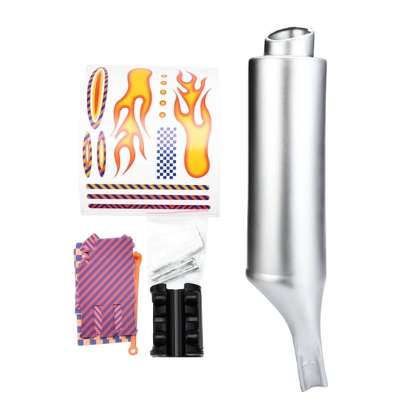 Bike Turbo Pipe Exhaust System Sound Motorcycle Megaphone Unicoco Bicycle Exhaust Sound System Pit Bike Exhaust with Sound Effect Turbo Exhaust Pipe Motorcycle Noise Maker for Cycling
