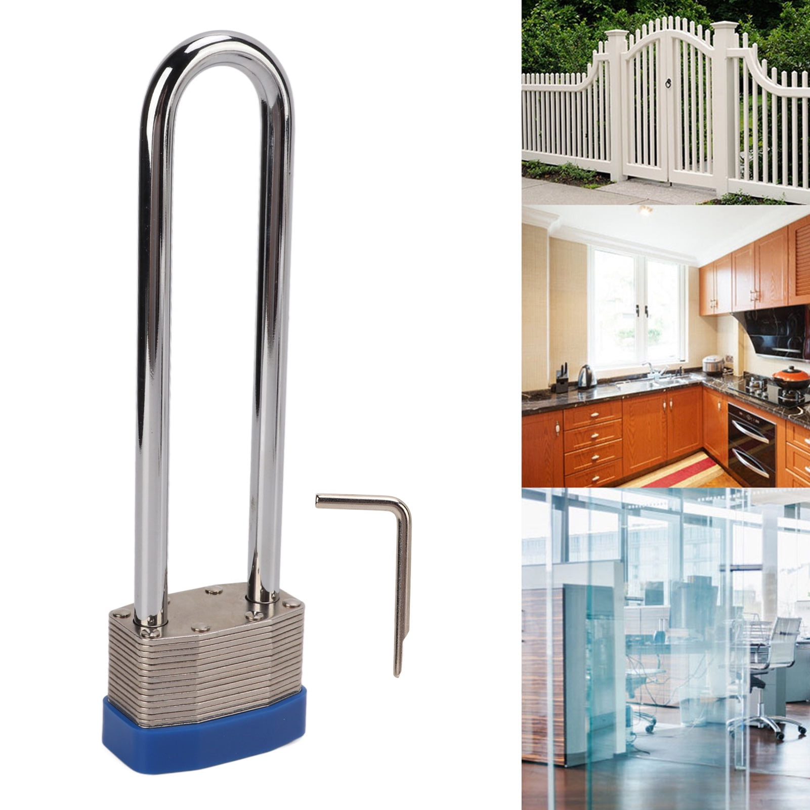 Bike U Lock Heavy Duty Combination Padlocks With 4 Digits