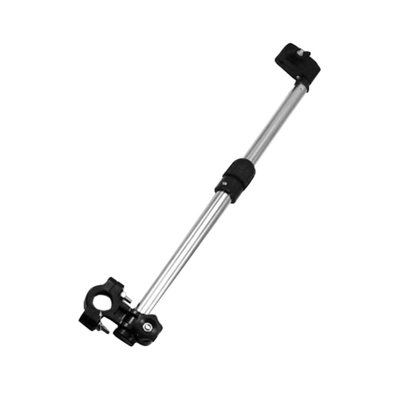 Bike Umbrella Holder, Adjustable Handlebar Mount with Flexible Clamp, Detachable Universal Bracket for Bicycle, E-Bike, Wheelchair, Stroller, Sun and Rain Protection A