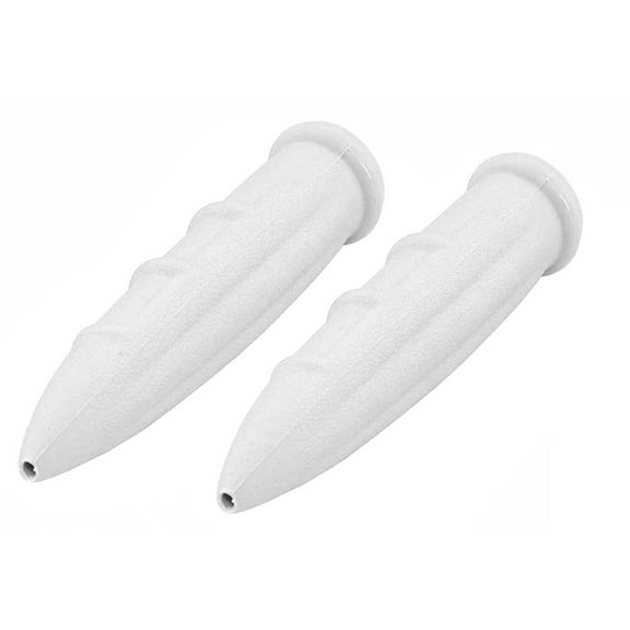 Bike Vintage Lowrider Bullet Grips 7/8 long 135mm VLP-35 White.