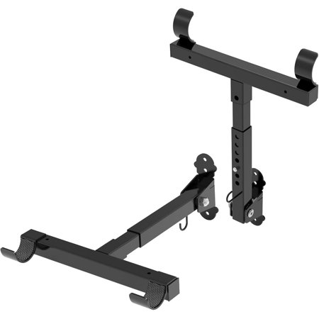 Bike Wall Mount,Horizontal Bicycle Indoor Storage Rack Foldable and Extendable Garage Bike Hanger for Road,Mountain and Hybrid Bikes