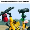 thumbnail image 1 of Bike Water Bottle Holder - Adjustable Stretch Cup Mount for Road Bikes, Fixed Gear & Outdoor Riding, Fits Standard 9cm Bottles, 32cm Extension, 4 Colors, 1 of 5