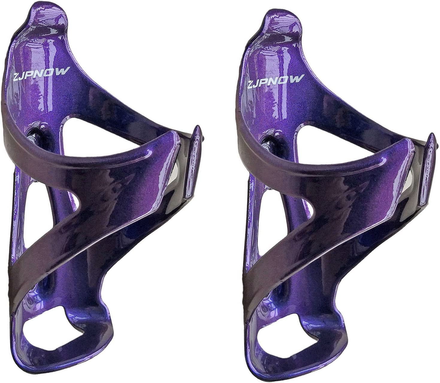 Bike Water Drink Bottle Holder Cage for MTB Mountain Road Bicycle Nylon Chameleon Purple Blue Change Gloss 2 Pack Walmart