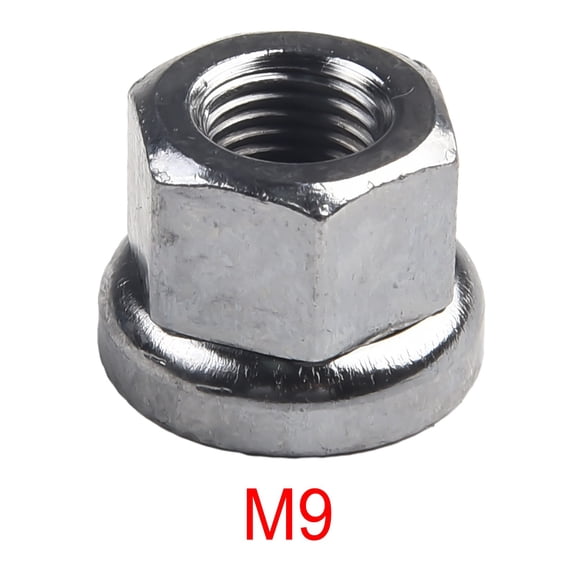 Bike Wheel Axle Track Nuts for M9 Stainless Steel Anti-Slip Locking Nuts for Dead-Flying Front Rear Hubs Cycling Parts Replacement Silver 2 Pack