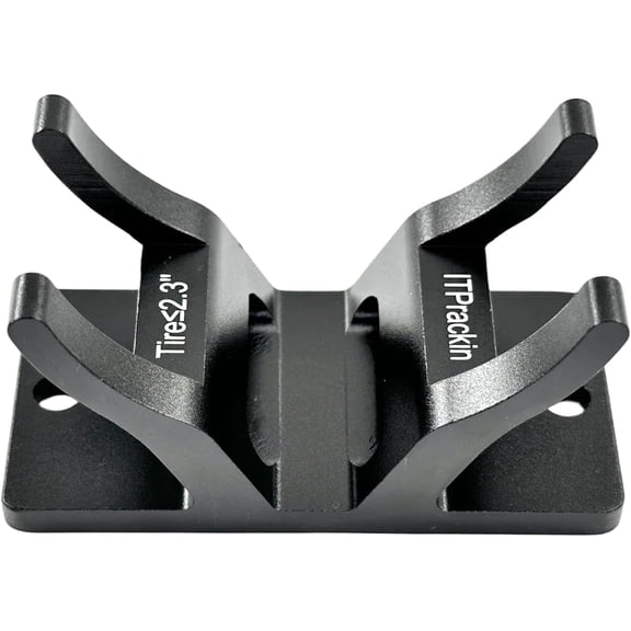 Bike Wheel Holder Aluminum Wheel Stabilizer for Pickup Truck Bed, Mini Van Cargo, DIY Home Rack or Car Roof Rack – Fits Road Bike and MTB Bike Tires (M-for 2.3 and Smaller)