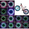 thumbnail image 1 of Bike Wheel Lights, LED Waterproof Bicycle Spoke Tire Light with 32-LED and 32pcs Changes Patterns Bicycle Rim Lights(1 Tire), 1 of 7