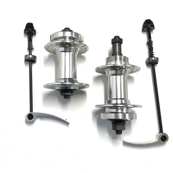 Bike Wheel Part Bicycle hub, Bike Hub 36 Hole, Quick Release,Alum,One Pair,100mm x135mm Front Width and Rear Width