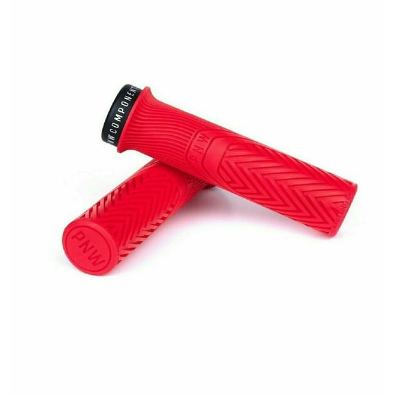 PNW Loam Mountain Bike Grips MTB Grips- Really Red