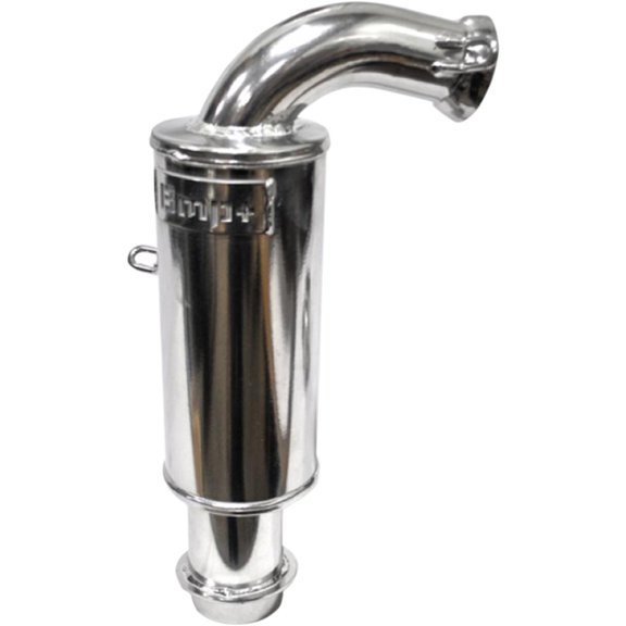 BikeMan Performance 02-221PL-C Powder Lite Muffler - Ceramic Chrome