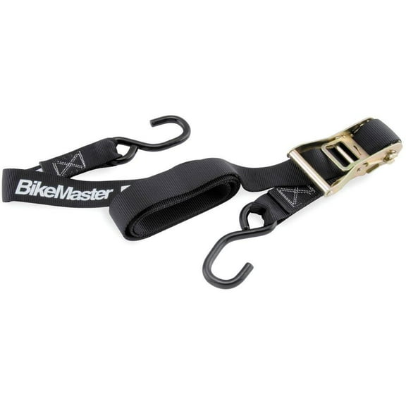 BikeMaster 1-1/2" Ratchet Tiedowns (Black)