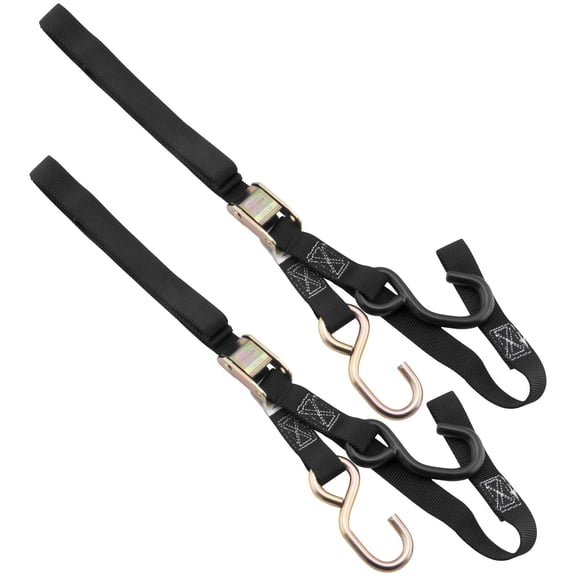 BikeMaster 100514 Tie Downs with Intergrated Soft Hooks