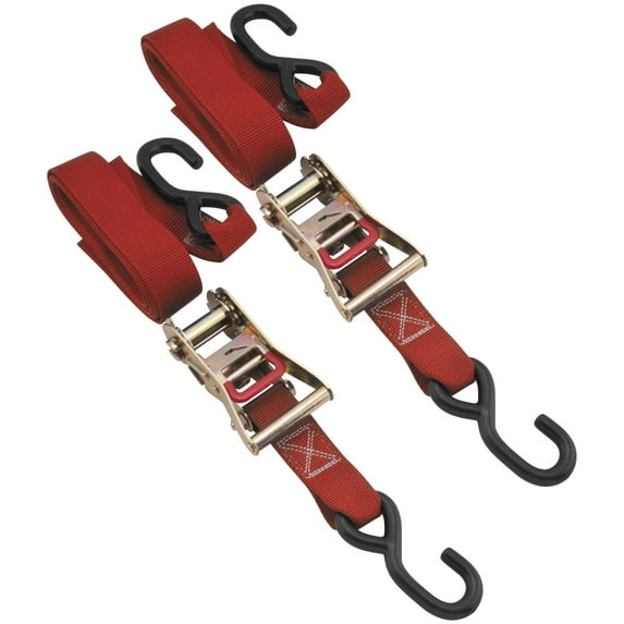 BikeMaster 100519 1.5in. Ratchet Tie Downs