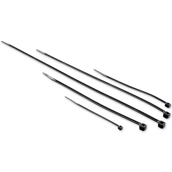 BikeMaster 15in Cable Ties (Pack of 100) - Black