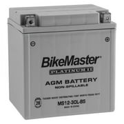 Bike Master 780728 AGM Battery - MS12-30L-BS